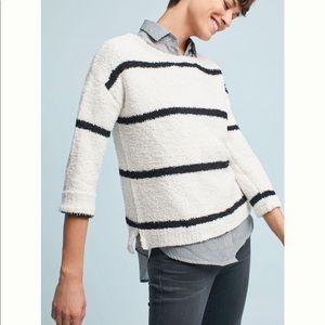 Anthropologie BB Dakota Striped Chenille Pullover